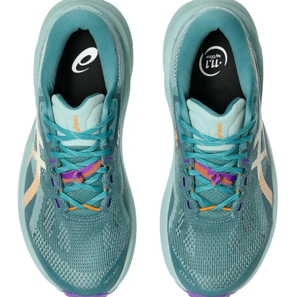 Scarpe da trail Asics Trabuco 14 Wmn Foggy Teal Radiant Amethyst