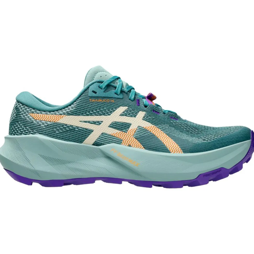 Scarpe da trail Asics Trabuco 14 Wmn Foggy Teal Radiant Amethyst