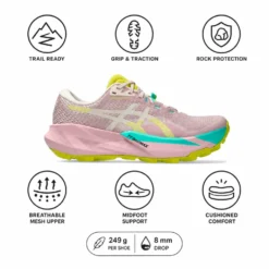 Scarpe da trail Asics Trabuco 14 Wmn Morganite Mineral Beige
