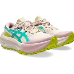 Scarpe da trail Asics Trabuco Max 5 Wmn Mineral Beige Aurora Green