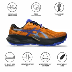 Scarpe da trail Asics Trabuco 14 Sandstorm Cobalt Burst