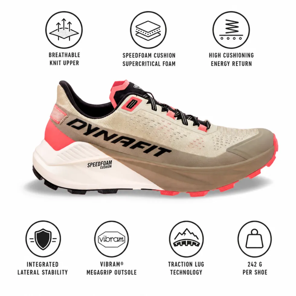 Scarpe da trail Dynafit Ultra 100 V3 W Rock Khaki Overcast