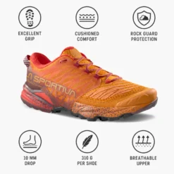 Scarpe da trail La Sportiva Akasha II Hawaiian Sun Redwood
