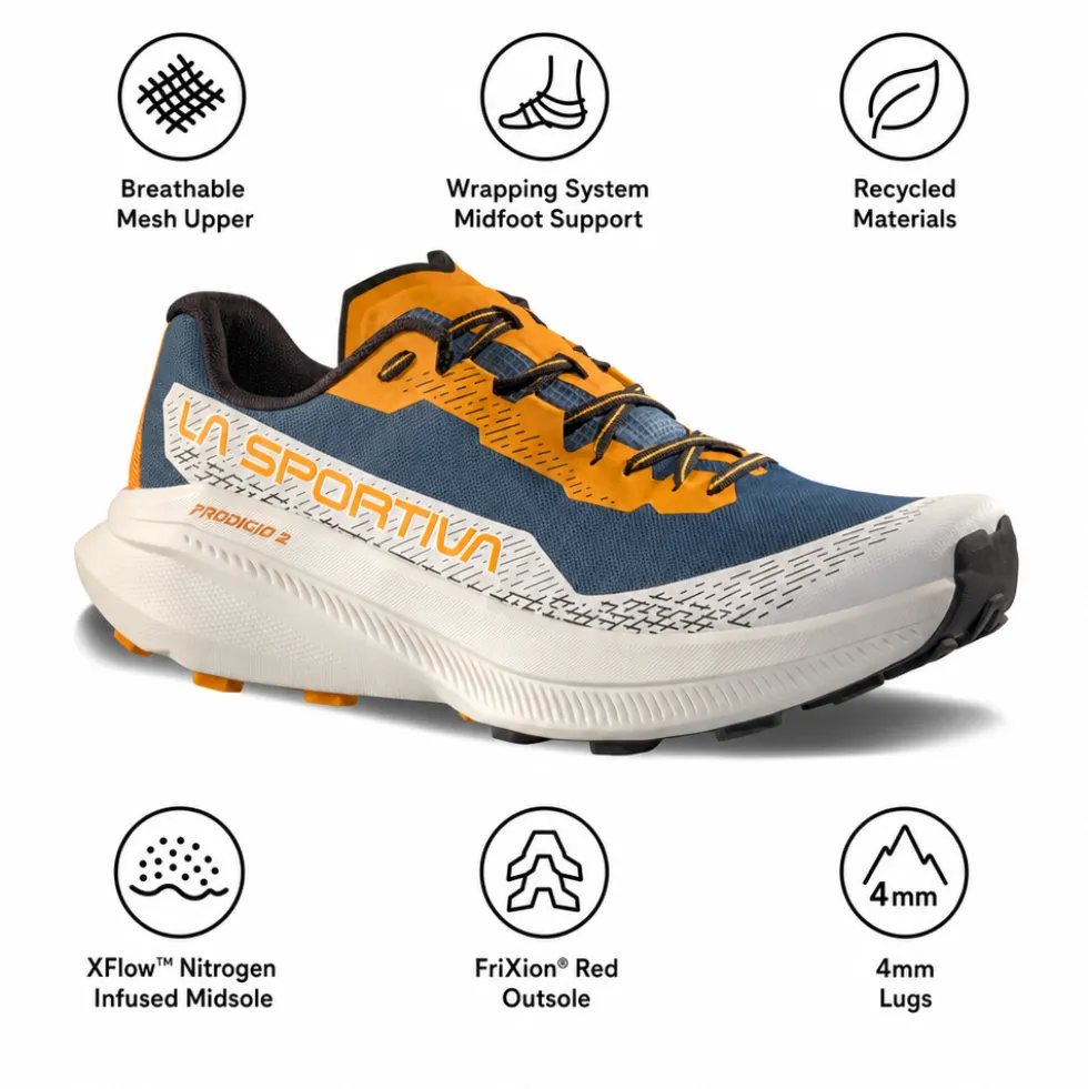 Scarpe da trail La Sportiva Prodigio 2 Hurricane Chalk