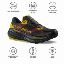 Scarpe da trail La Sportiva Prodigio Max Black Yellow
