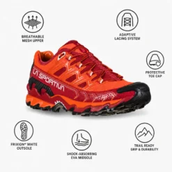 Scarpe da trail La Sportiva Ultra Raptor II Women Cherry Tomato Velvet