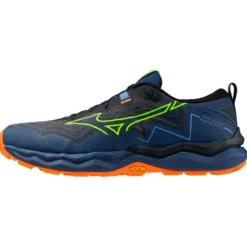 Scarpe da trail Mizuno Wave Daichi 9 Estate Blue Light yellow L.oran