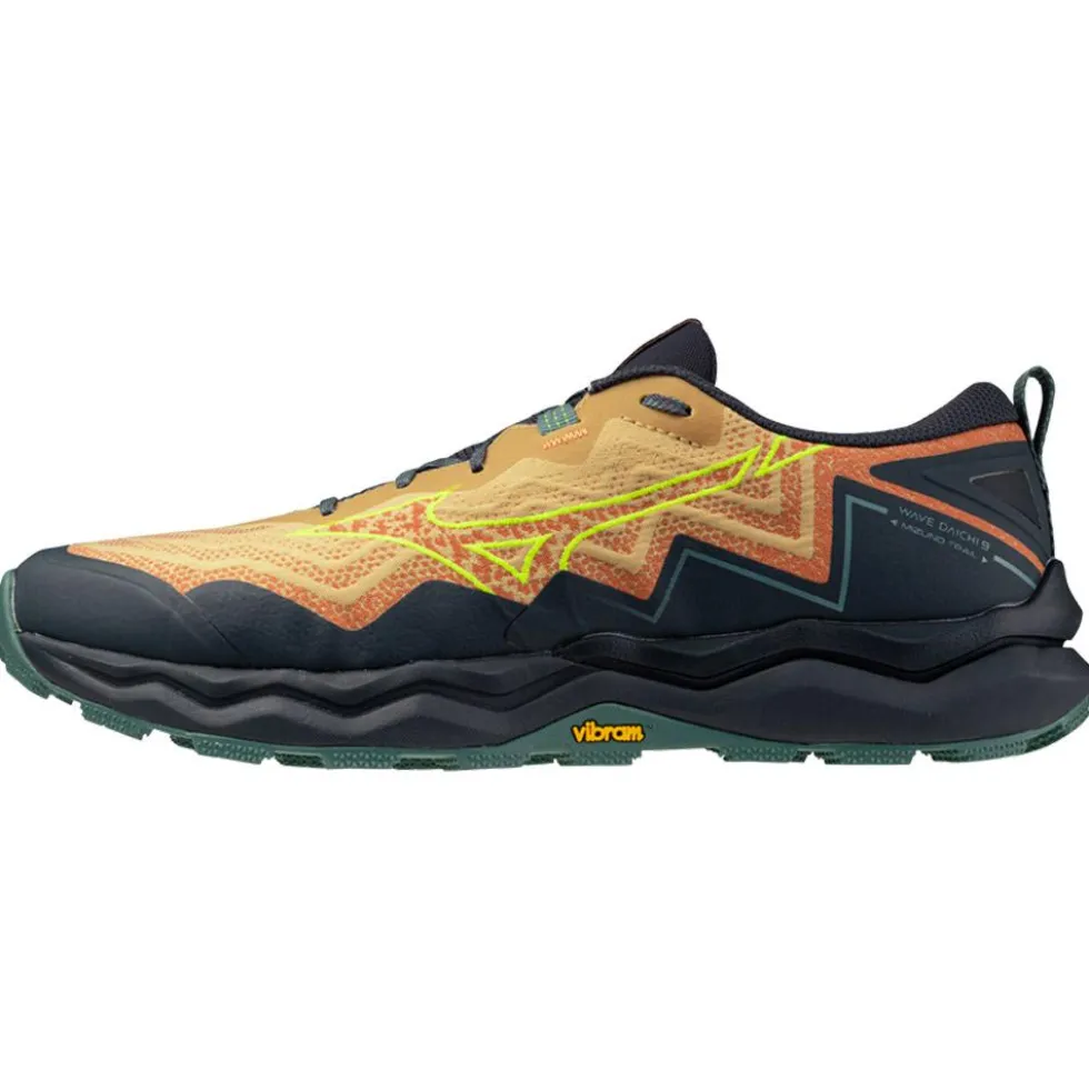 Scarpe da trail Mizuno Wave Daichi 9 Sunburn Fortune yellow N.atlant