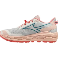 Scarpe da trail Mizuno Wave Mujin 11 W Snow White Larkspur Faded Rode