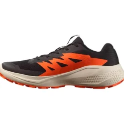 Scarpe da trail Salomon Alphaglide Black Rainy Day Red Orange