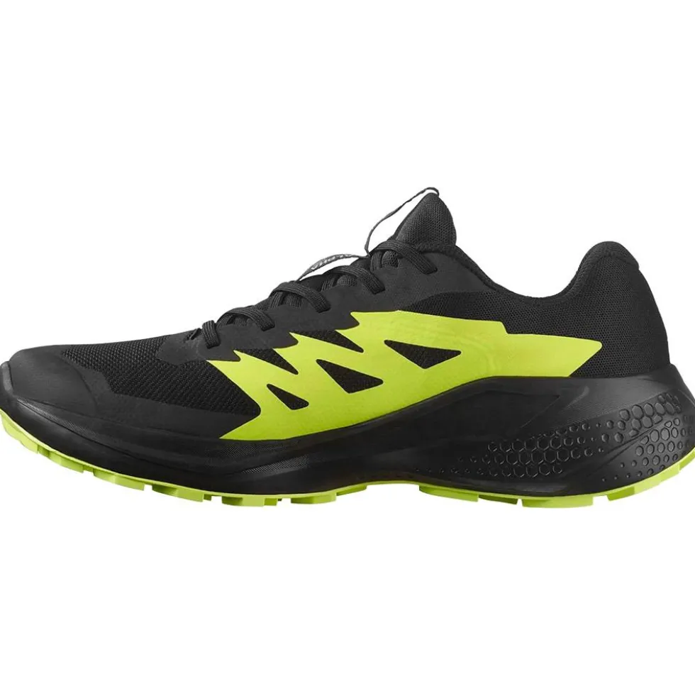 Scarpe da trail Salomon Alphaglide Gore-Tex Black Alloy Sharp Green