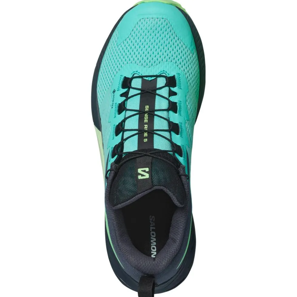 Scarpe da trail Salomon Sense Ride 5 Gore-Tex W Blue Radiance Green Ash India Ink