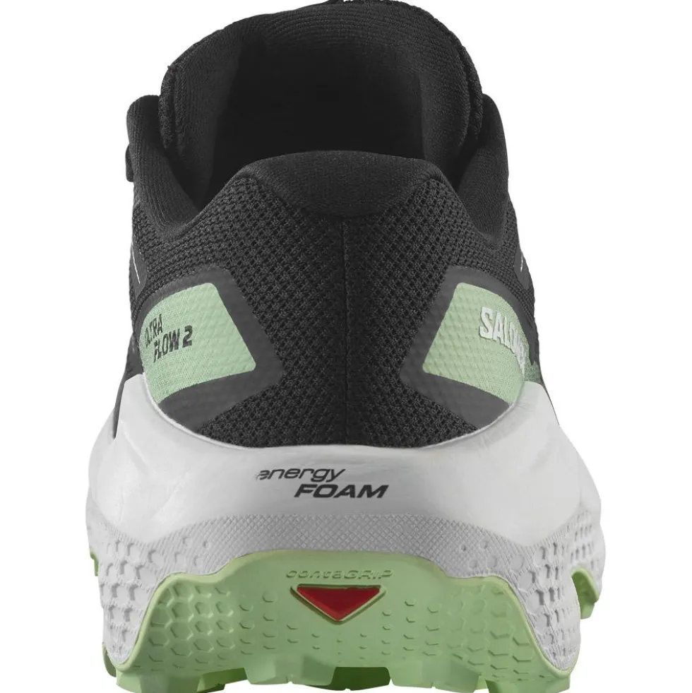 Scarpe da trail Salomon Ultra Flow 2 Black White Patina Green