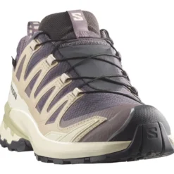 Scarpe da trail Salomon Xa Pro 3D V9 Gore-Tex W Nine Iron Oxford Tan Alfalfa