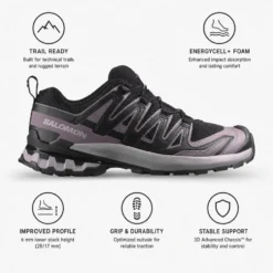 Scarpe da trail Salomon Xa Pro 3D V9 W Black Gull Excalibur