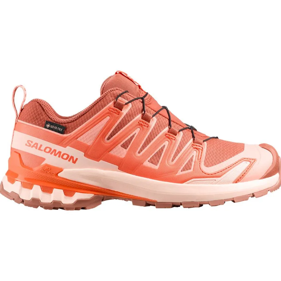 Scarpe da trail Salomon Xa Pro 3D V9 Gore-Tex W Pecan Brown Nectarine Almond Cream