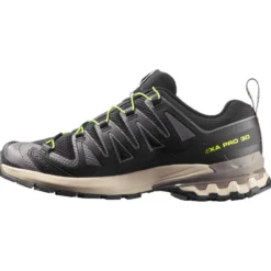 Scarpe da trail Salomon Xa Pro 3D V9 Black Dark Gull Gray Acid Lime