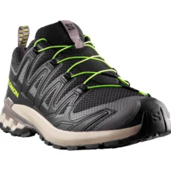 Scarpe da trail Salomon Xa Pro 3D V9 Black Dark Gull Gray Acid Lime