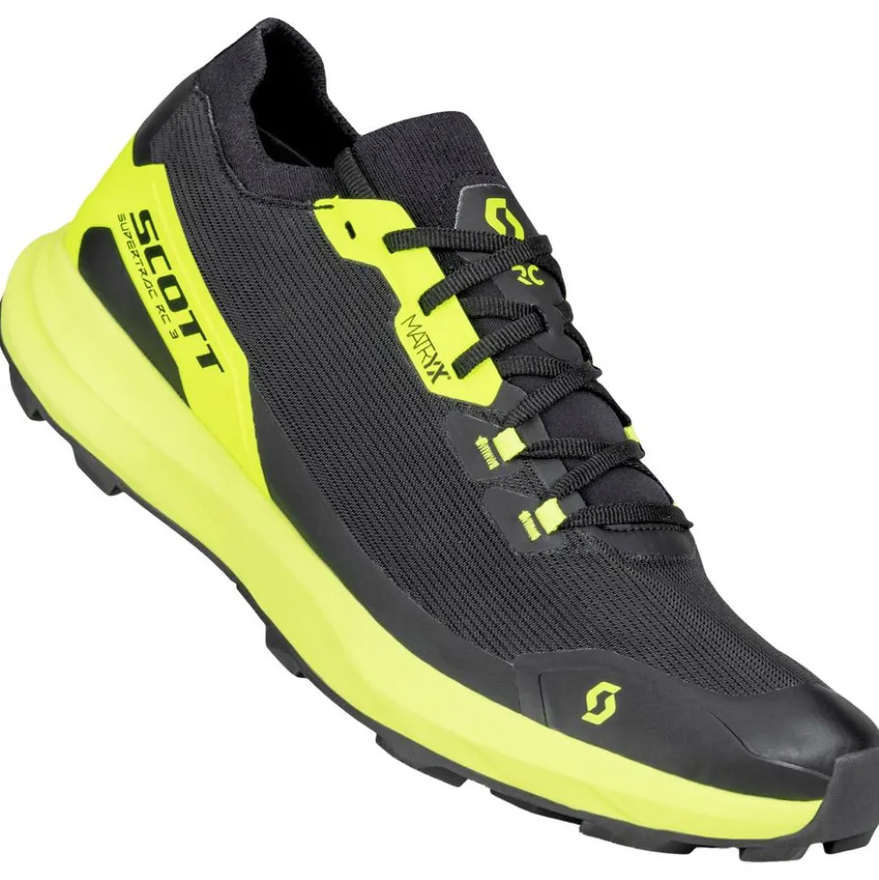 Scarpe da trail Scott Supertrac Rc 3 Black Safety Yellow