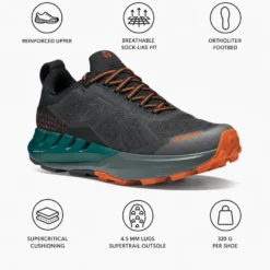 Scarpe da trail Tecnica Pyrox Xplore Ms Black Burnt Orange