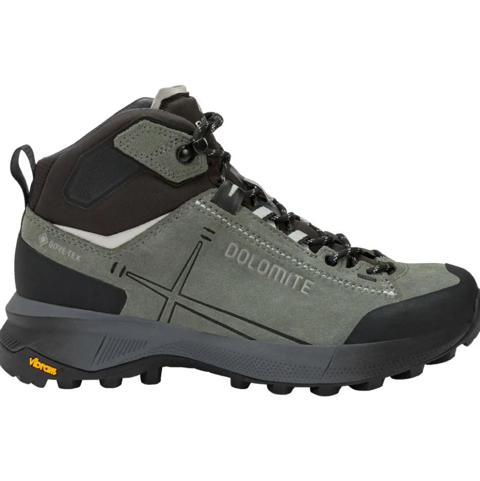 Scarpe escursionismo Dolomite W's Vernale Hike Mid Gore-Tex Silver Green