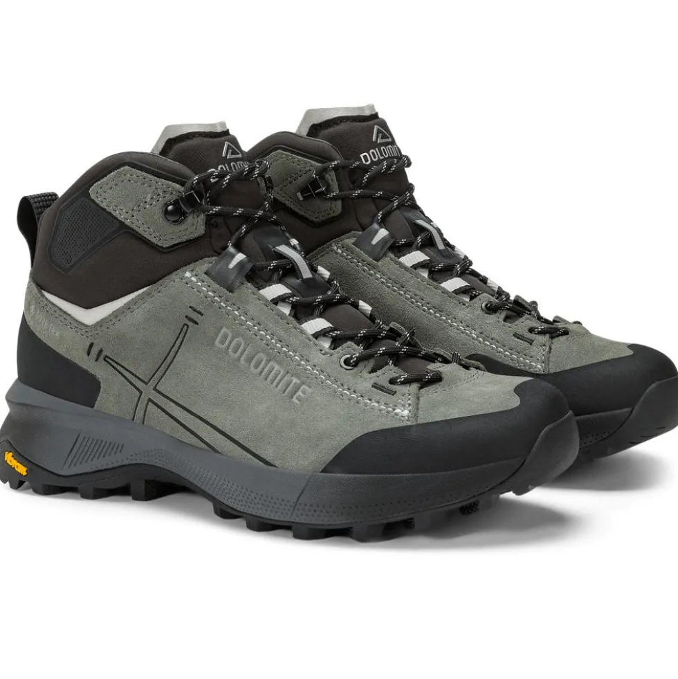Scarpe escursionismo Dolomite W's Vernale Hike Mid Gore-Tex Silver Green