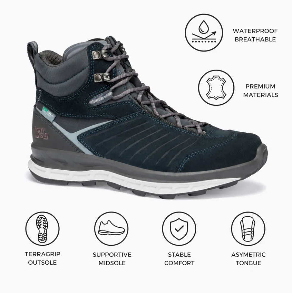 Scarpe escursionismo Hanwag Blueridge Lady Es Navy Grey