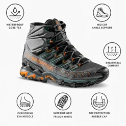 Scarpe escursionismo La Sportiva Ultra Raptor II Mid Gore-Tex Carbon Hawaiian Sun