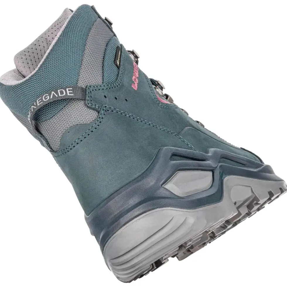 Scarpe escursionismo Lowa Renegade Evo Gore-Tex Mid Ws Steelblue Old Rose