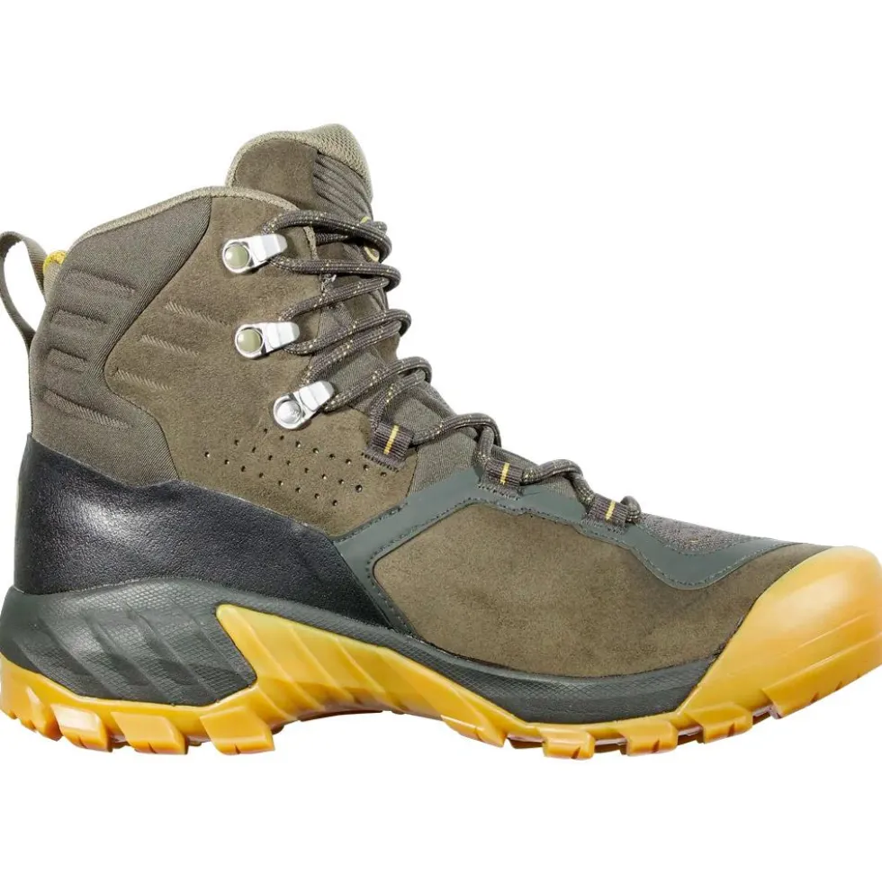 Scarpe escursionismo Mammut Sapuen High Gore-Tex Women dark tin-amber green