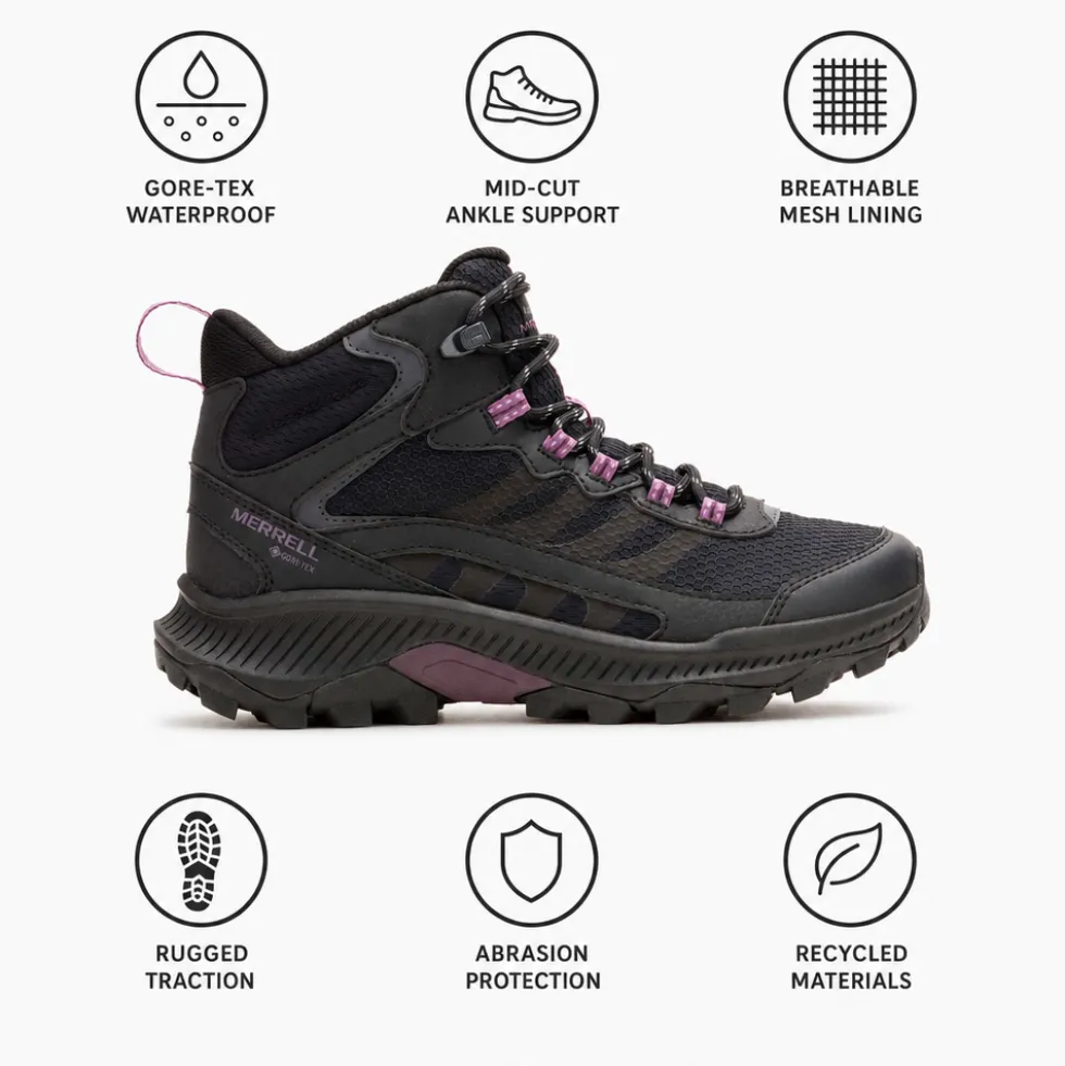 Scarpe escursionismo Merrell Speed Strike 2 Mid Gore-Tex Wmn Black