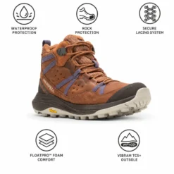 Scarpe escursionismo Merrell Siren 4 Traveller Mid Wp Nutshell Velvet