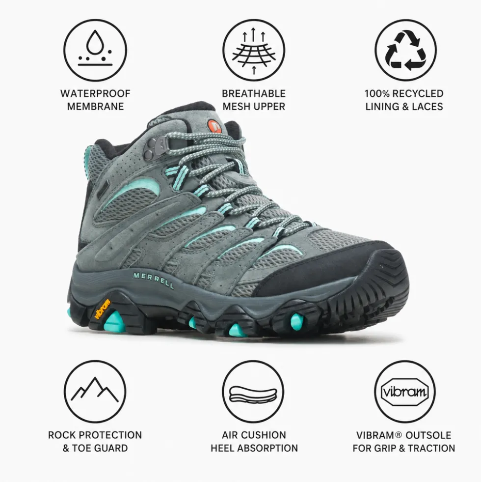 Scarpe escursionismo Merrell Moab 3 Mid Gore-Tex Wmn Sedona Sage