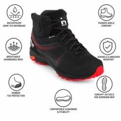 Scarpe escursionismo Millet Hike Up Mid Gore-Tex Black