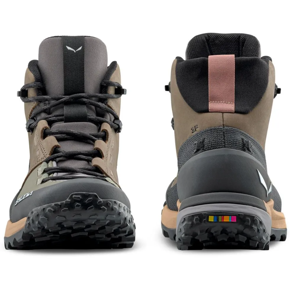 Scarpe escursionismo Salewa Puez Leather Mid Ptx W Bungee Cord Onyx