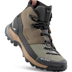 Scarpe escursionismo Salewa Puez Leather Mid Ptx W Bungee Cord Onyx