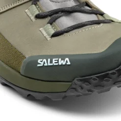 Scarpe escursionismo Salewa Puez Leather Mid Ptx M Shadow Dark Olive
