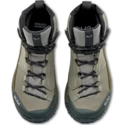 Scarpe escursionismo Salewa Puez Leather Mid Ptx M Shadow Dark Olive
