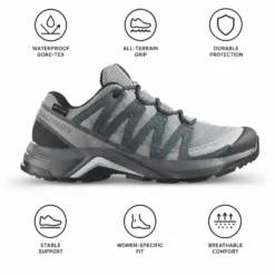 Scarpe escursionismo Salomon X-Adventure Recon Gore-Tex W Monument Turbulence Ballad Blue