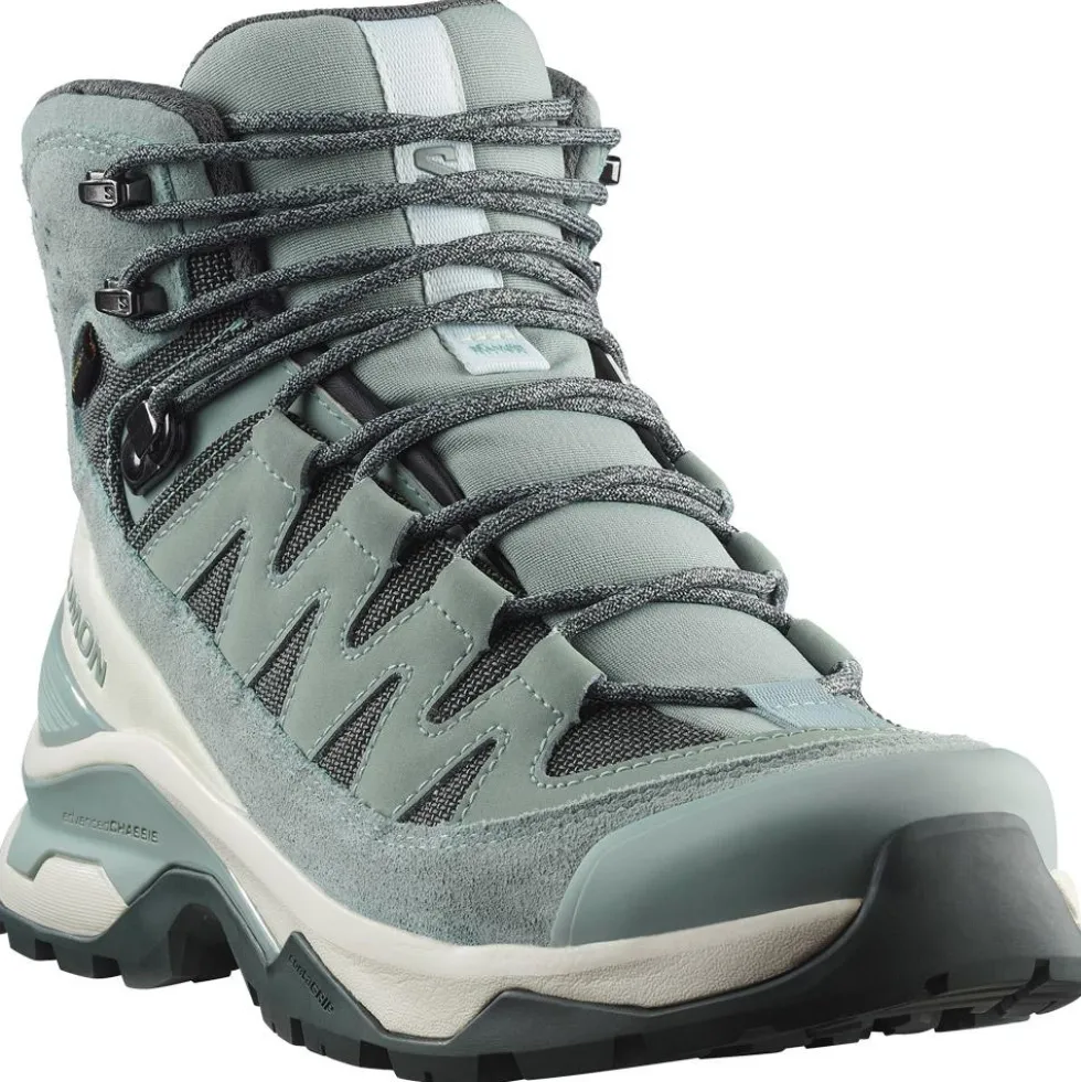 Scarpe escursionismo Salomon Quest Echo Gore-Tex W Green Milieu Icicle Urban Chic