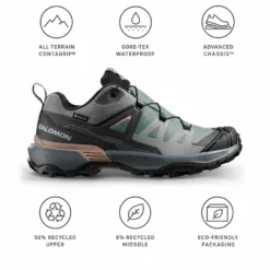 Scarpe escursionismo Salomon X Ultra 360 Gore-Tex W Sedona Sage Urban Chic Etherea