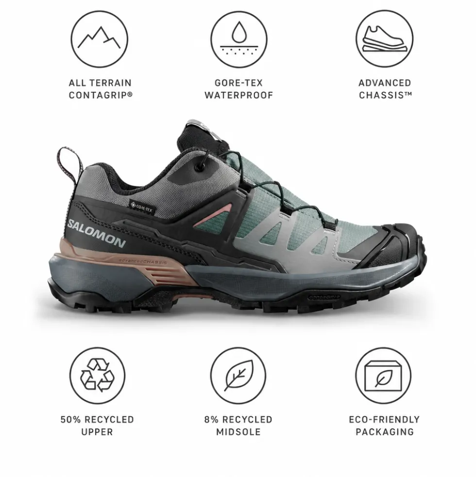 Scarpe escursionismo Salomon X Ultra 360 Gore-Tex W Sedona Sage Urban Chic Etherea