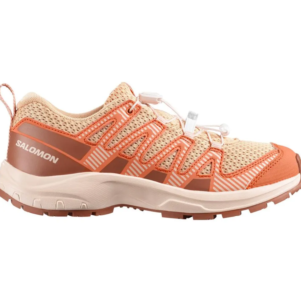 Scarpe escursionismo Salomon Xa Pro V8 J Almond Cream Nectarine Pecan Brown