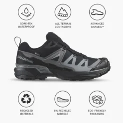Scarpe escursionismo Salomon X Ultra 360 Gore-Tex Black Magnet Quiet Shade