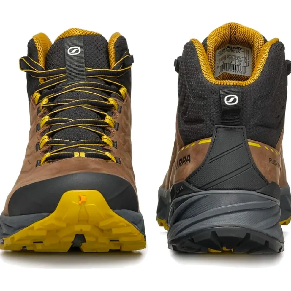 Scarpe escursionismo Scarpa Rush 2 Pro Mid Gore-Tex Brown Sulphur