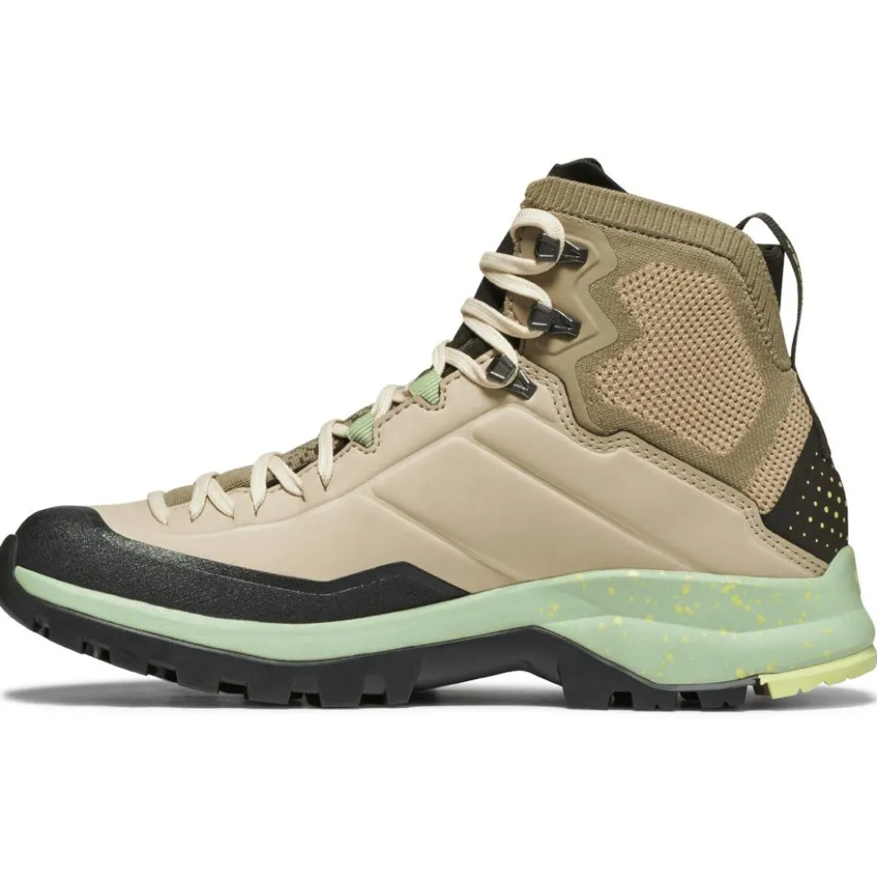 Scarpe escursionismo Tecnica Forge Hike Mid Gore-Tex Ws Beige Lt Green