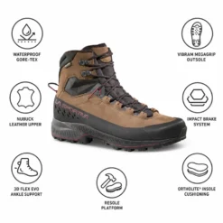 Scarpe trekking e montagna La Sportiva Tx5 Evo Mid Gore-Tex Mocha Redwood