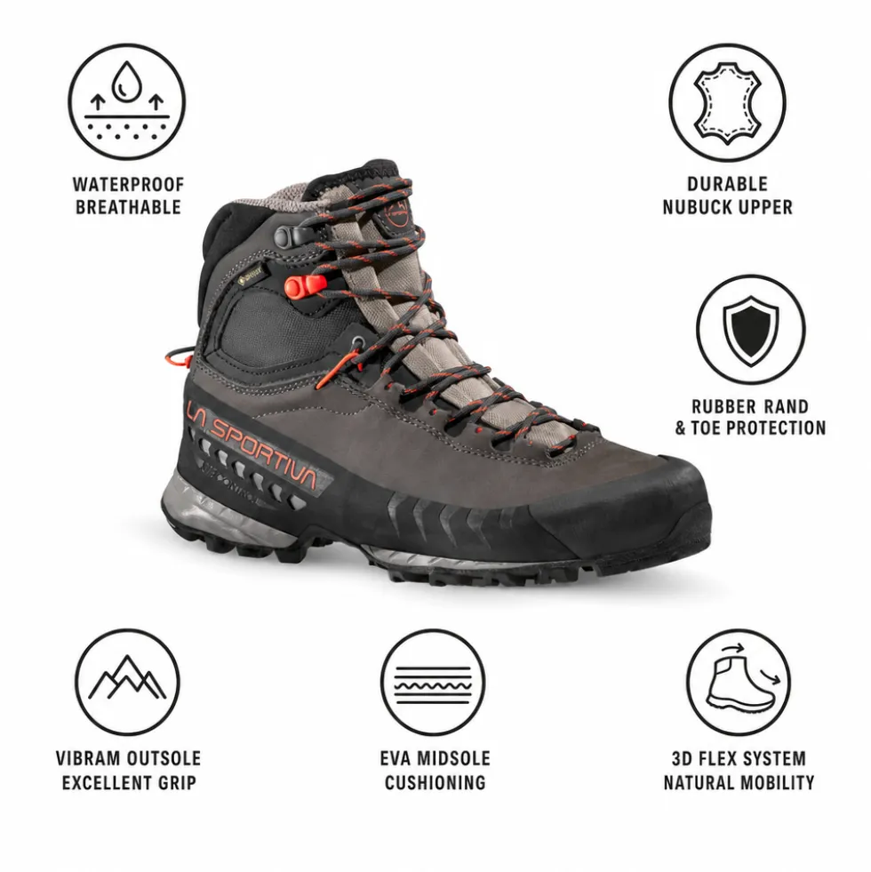 Scarpe trekking e montagna La Sportiva TX5 Woman Gore-Tex Carbon Paprika