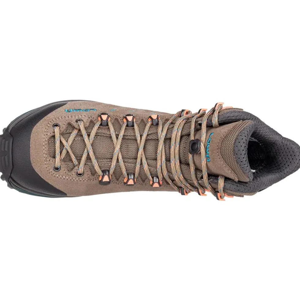 Scarpe trekking e montagna Lowa Randir Gore-Tex Mid Ws Stone Petrol