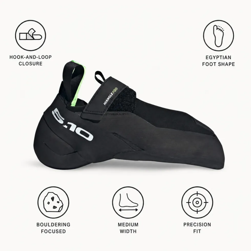 Scarpette arrampicata Five Ten Hiangle Pro Cblack Ftwwht Siggnr